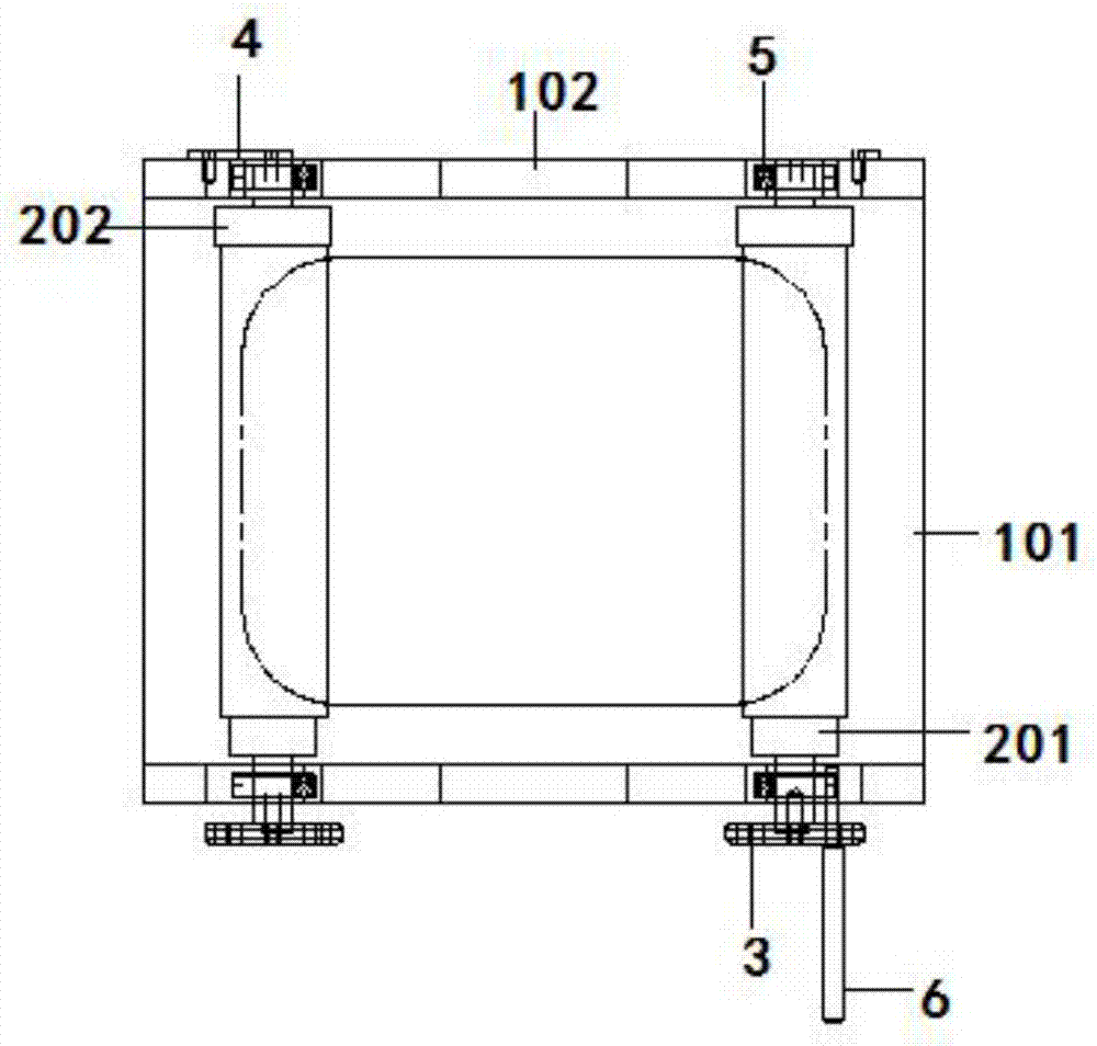 Arranged magnetic steel supporting device for rotor of permanent magnet motor
