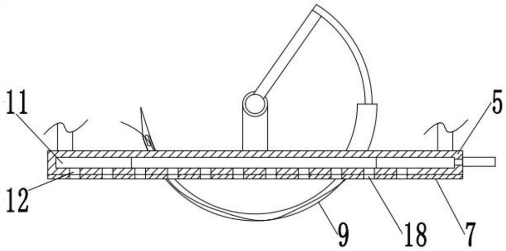 Auxiliary device for attractive suture of surgical incision