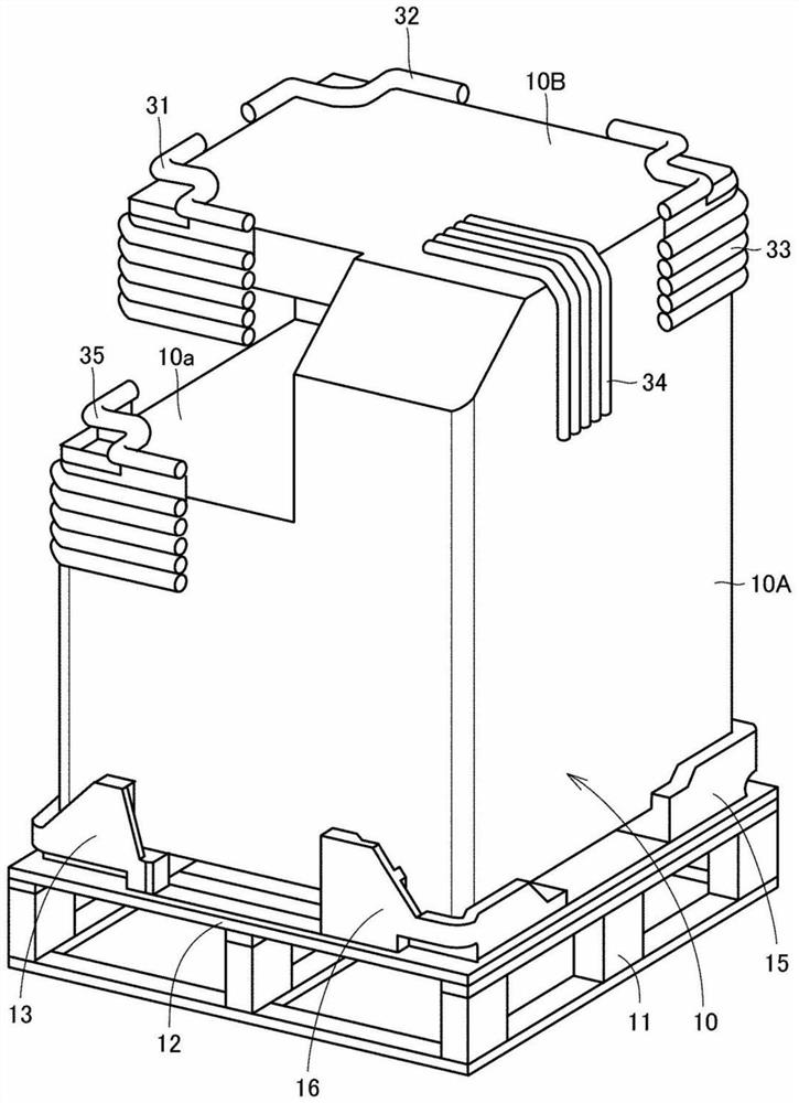 Buffer member and buffer member forming material