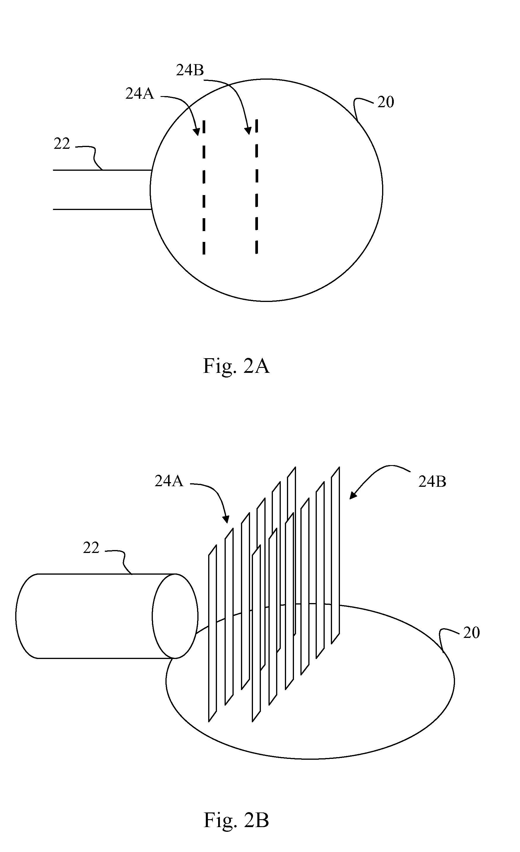 Section of a separation column, separation column and a method of operation