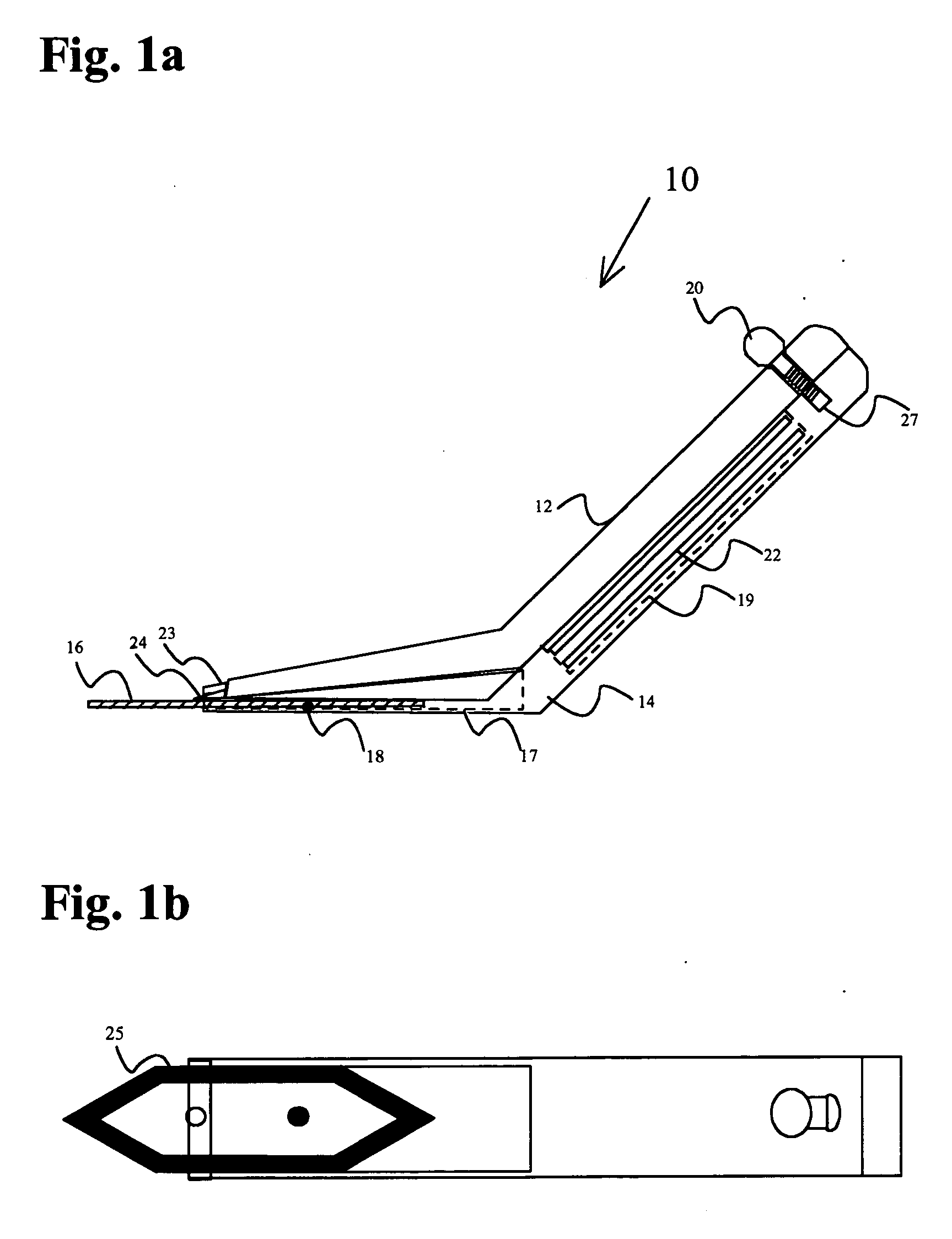 Double-edged utility knife