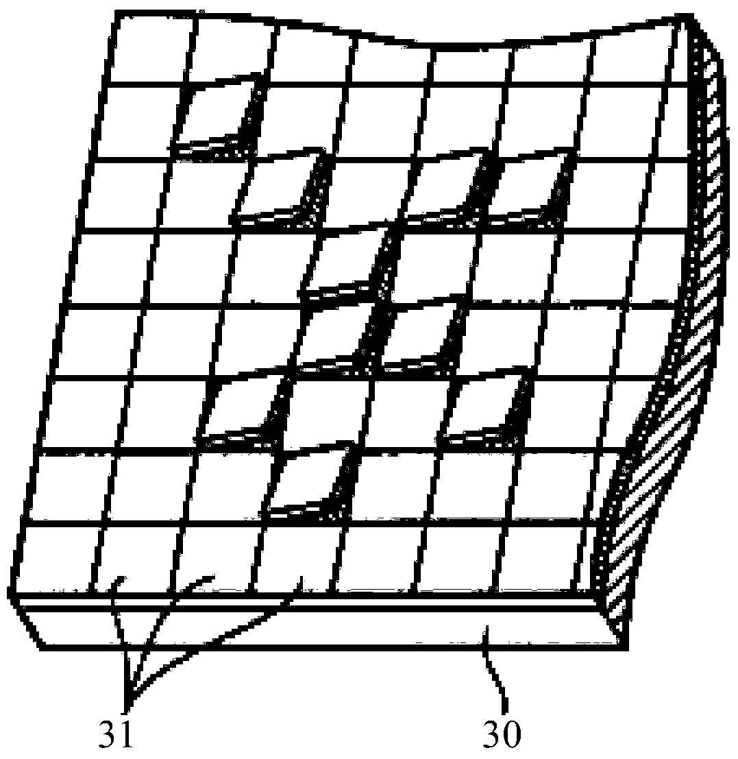 Illumination test device and test method for illumination uniformity and stray light