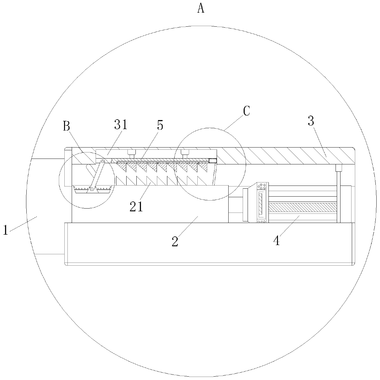 Semi-trailer longitudinal beam assembly