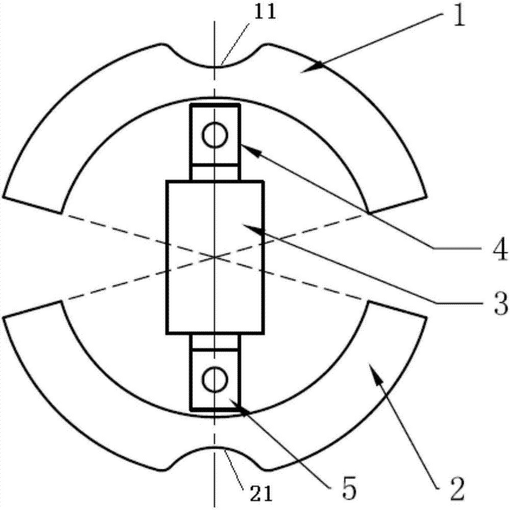 Internal supporting and heat dissipation device for welding of thin-walled half pipe and using method of the internal supporting and heat dissipation device