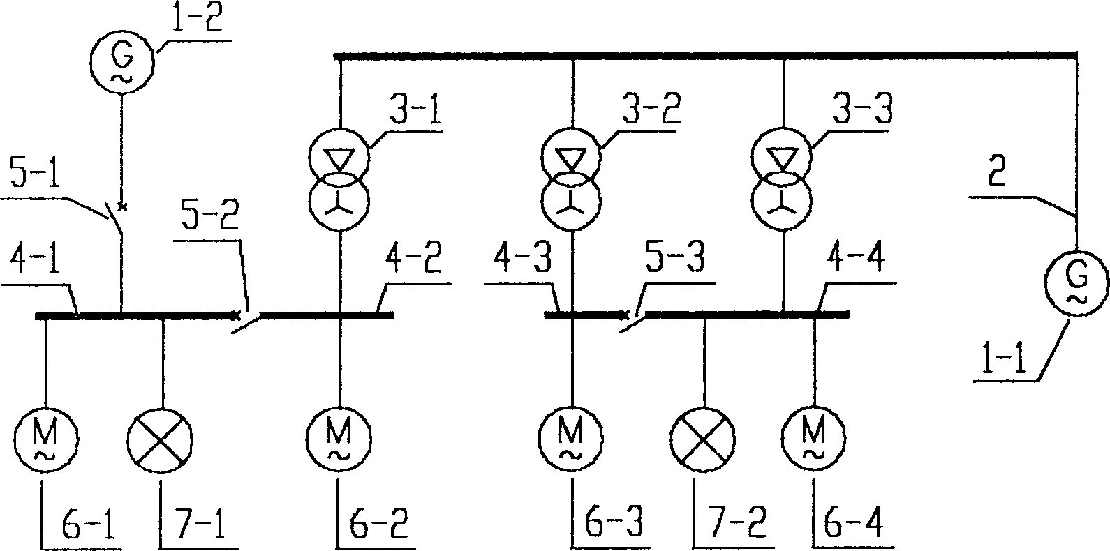 Electricity balancing method and electric system capable of avoiding power-off when power-supply deficiency of electric network