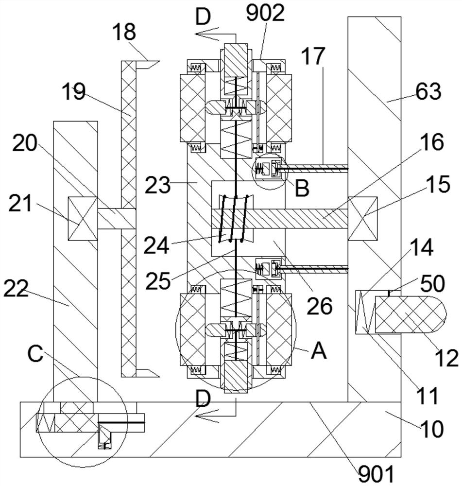 Tread and sidewall automatic separation device convenient for steel wire stripping