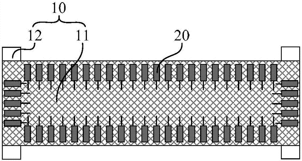 Binding structure of integrated circuit chip and display device