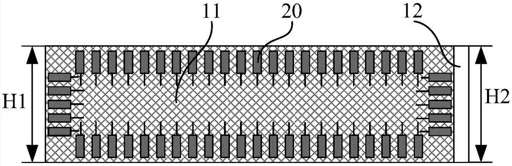 Binding structure of integrated circuit chip and display device