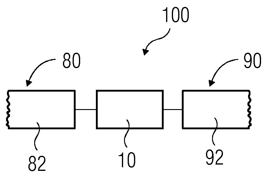 Technique for electrically connecting a generator and an exciter