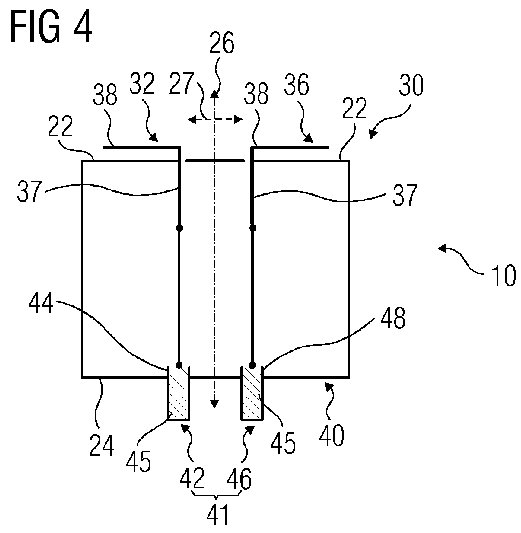 Technique for electrically connecting a generator and an exciter