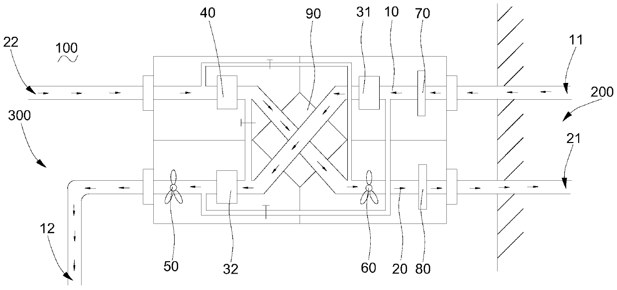 Fresh air conditioning system and control method thereof