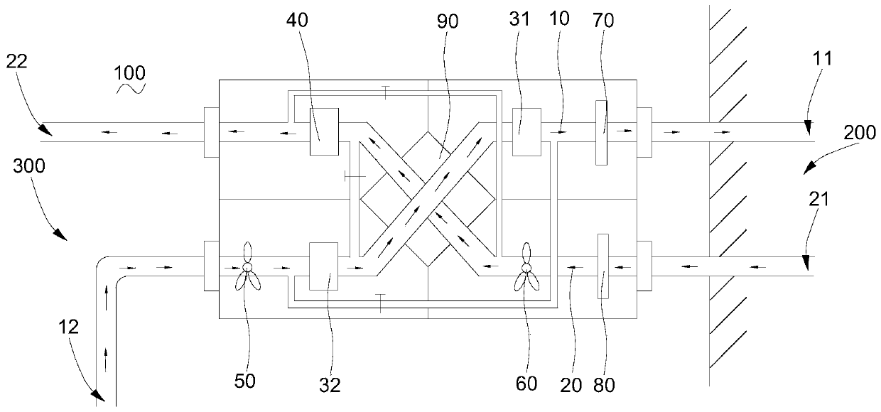 Fresh air conditioning system and control method thereof