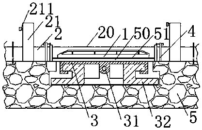 A high-speed vacuum tube train intermediate station departure and transfer system
