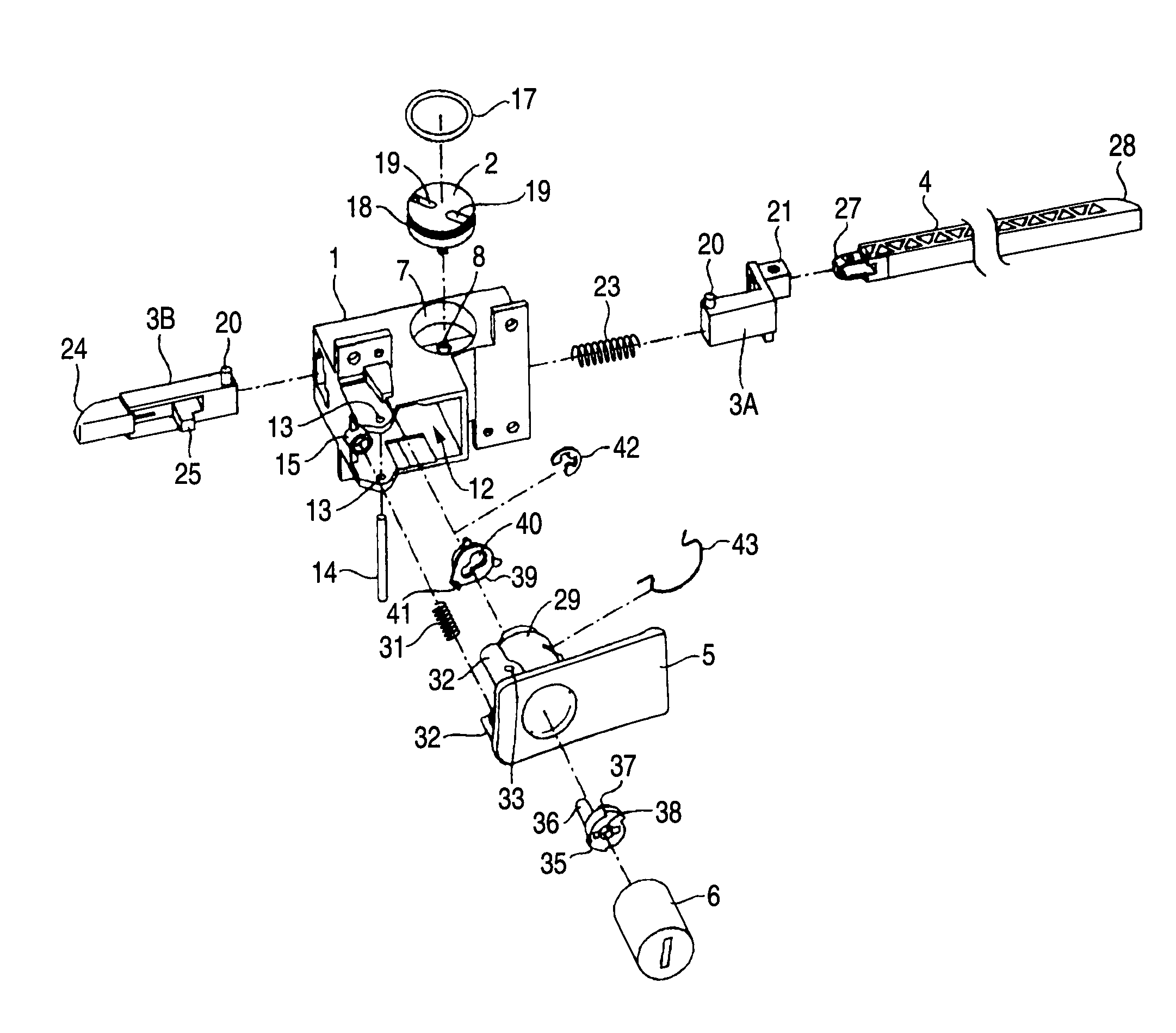 Side lock apparatus