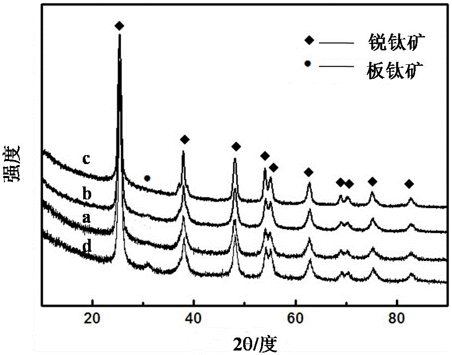 A kind of preparation method of nitrogen-doped titanium dioxide powder with network porous structure