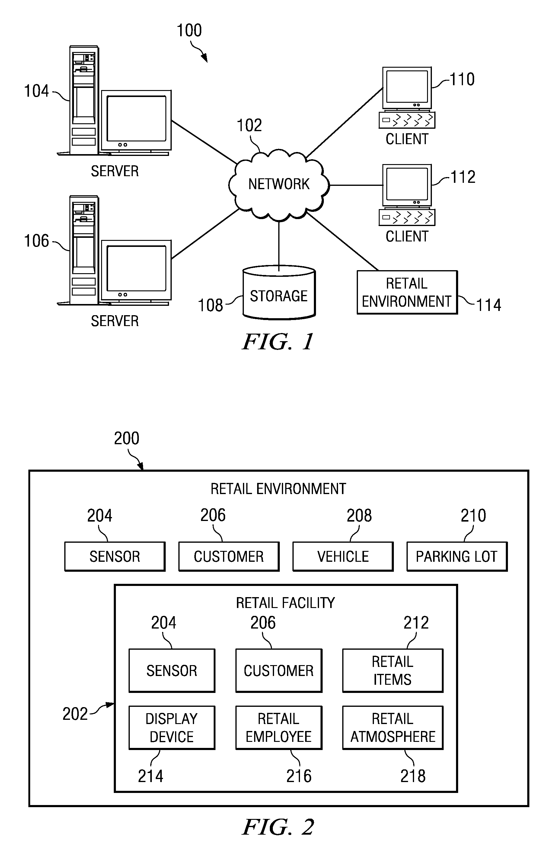 Method and apparatus for identifying unexpected behavior of a customer in a retail environment using detected location data, temperature, humidity, lighting conditions, music, and odors