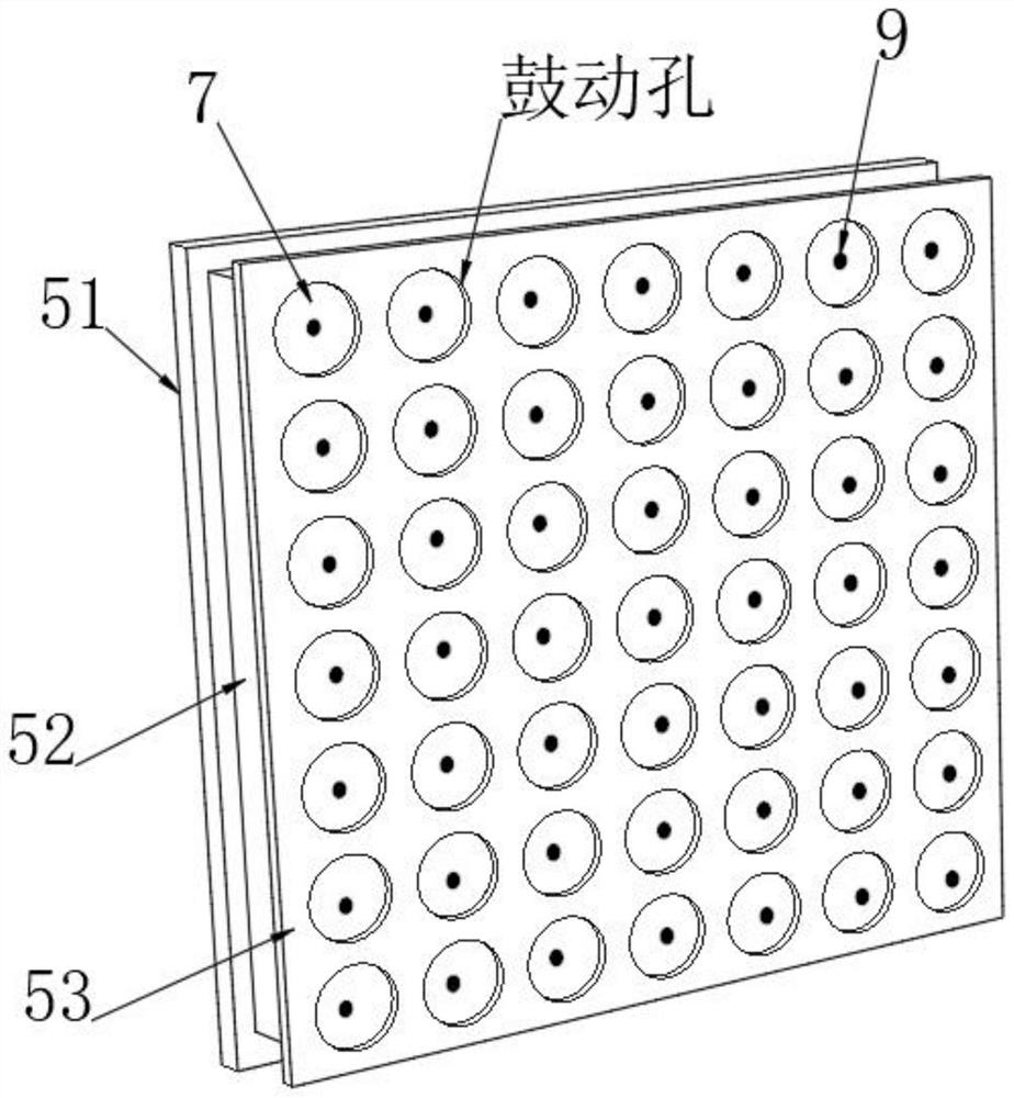 Path self-changing type magnetic powder circulation drying furnace