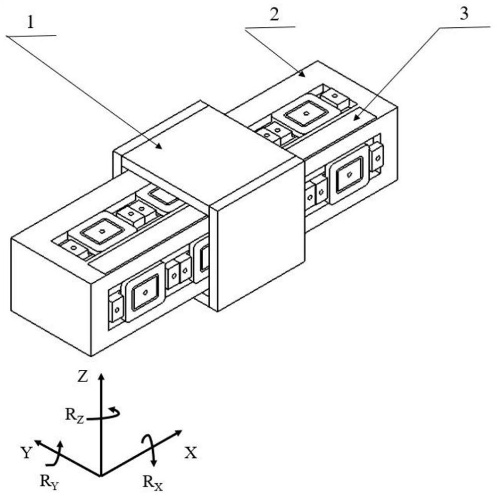 Movable magnetic steel type self-driven magnetic levitation guide rail device and control method thereof