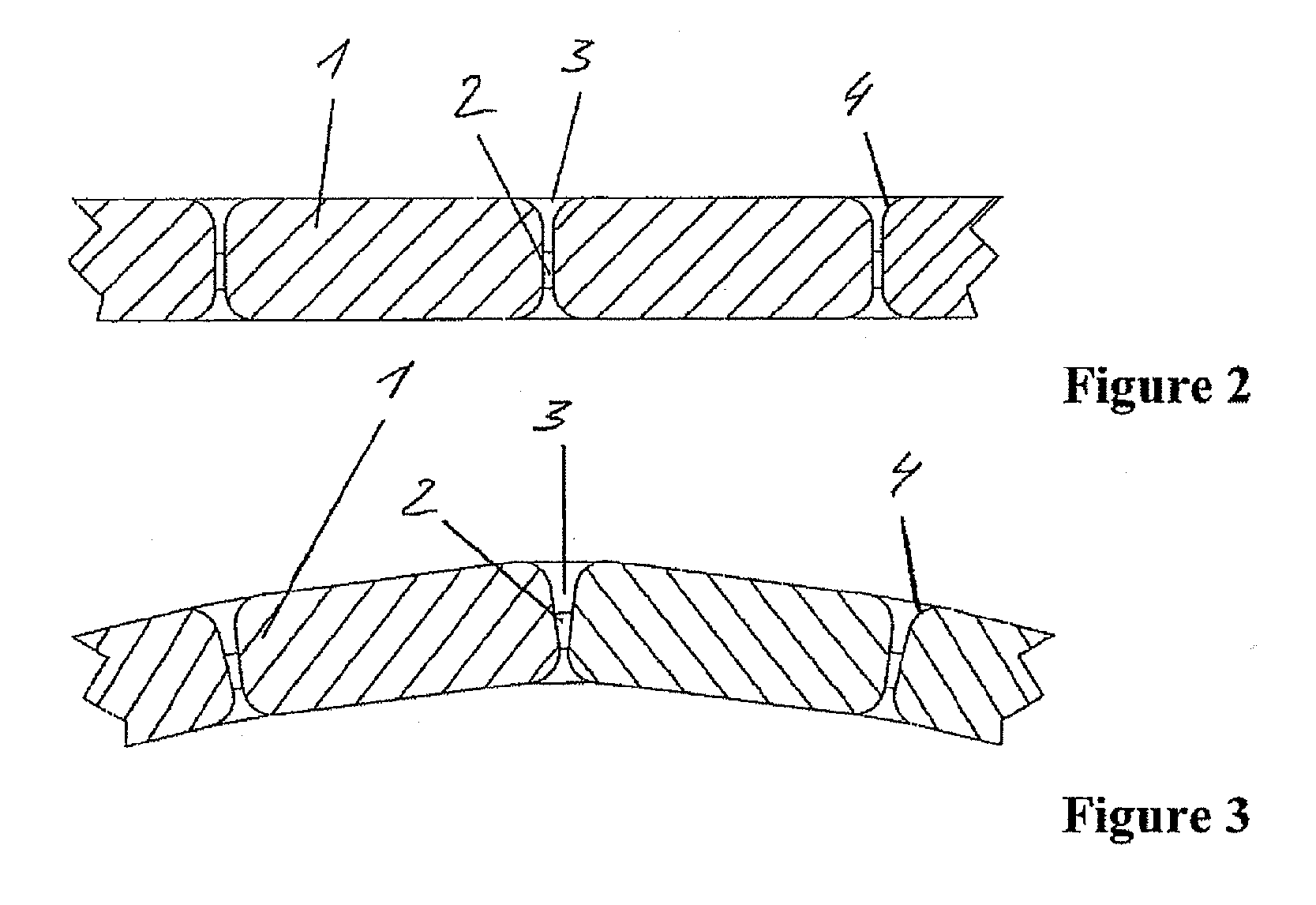 Method for Manufacturing a Three-Dimensionally Deformable, Sheet-Like Refinforcing Structure