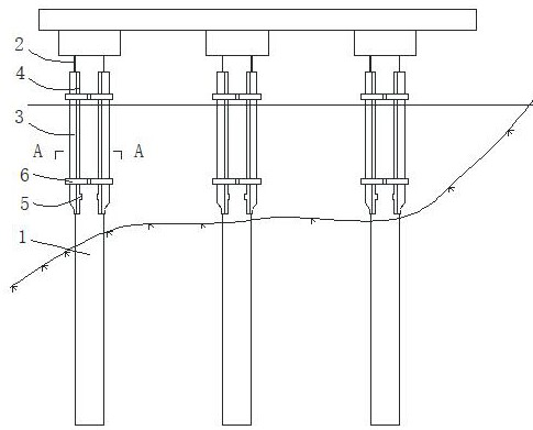 High-pile wharf foundation pile monitoring method based on unfavorable cause recognition