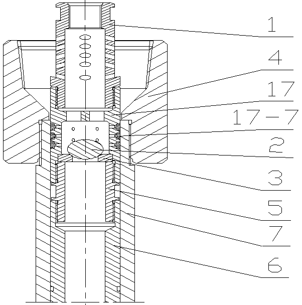 Upward scraping device for oilfield oil pump and manufacturing method thereof