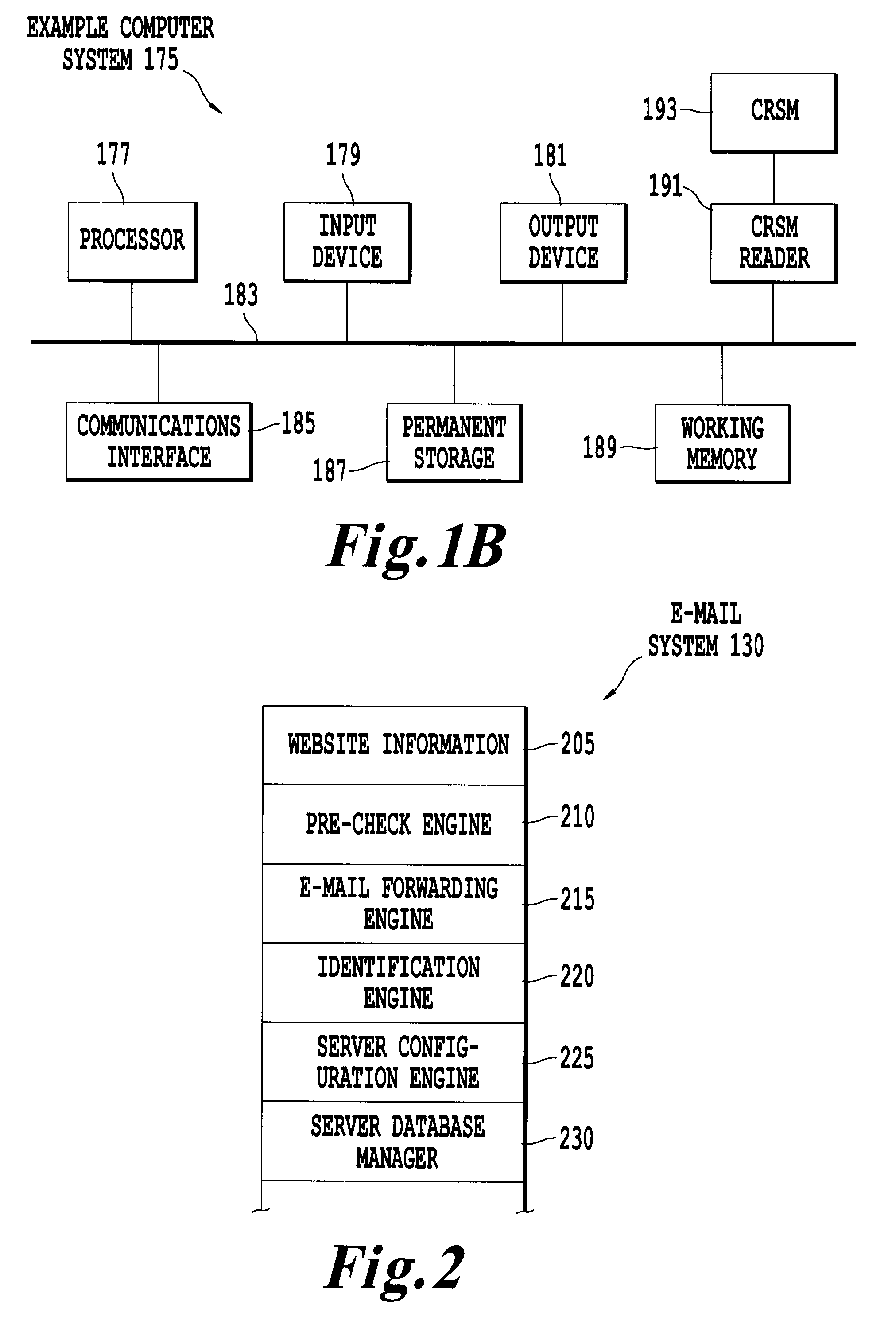 System and method for automatically forwarding email and email events via a computer network to a server computer