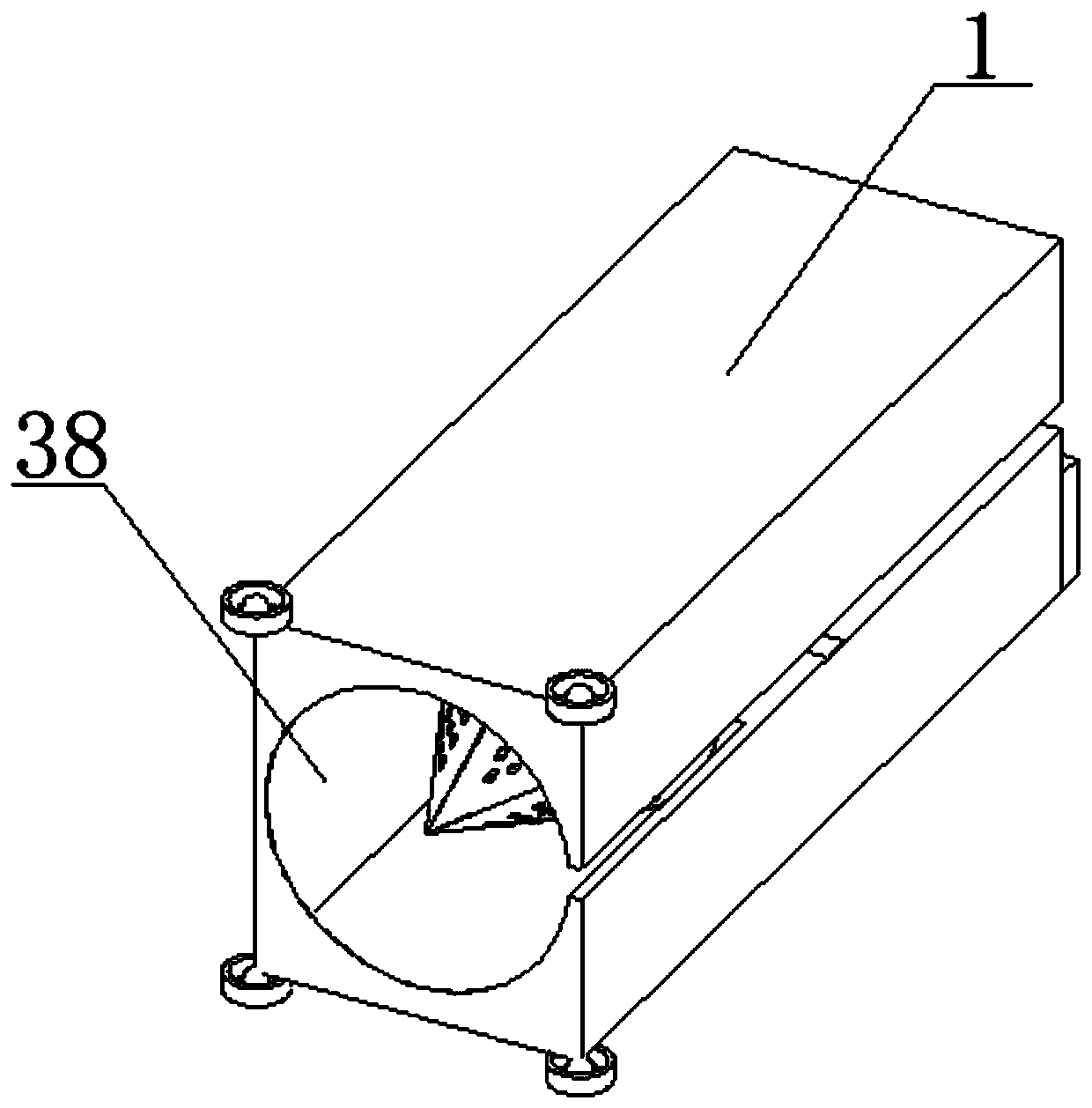 Corn root system sampling device