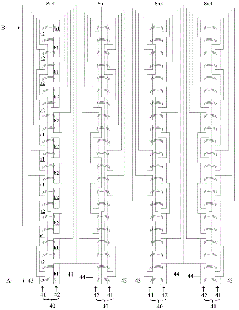 Single-layer multi-point capacitive touch screen