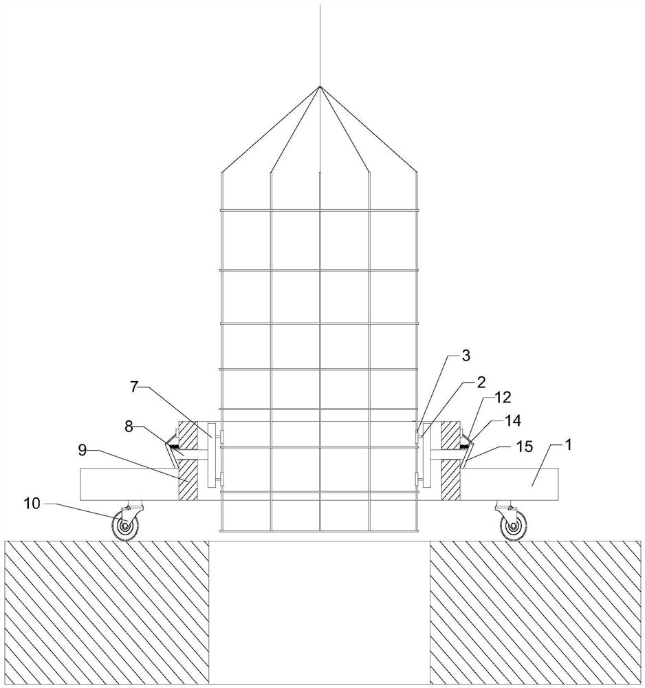 Hoisting device for prefabricated reinforcement cage