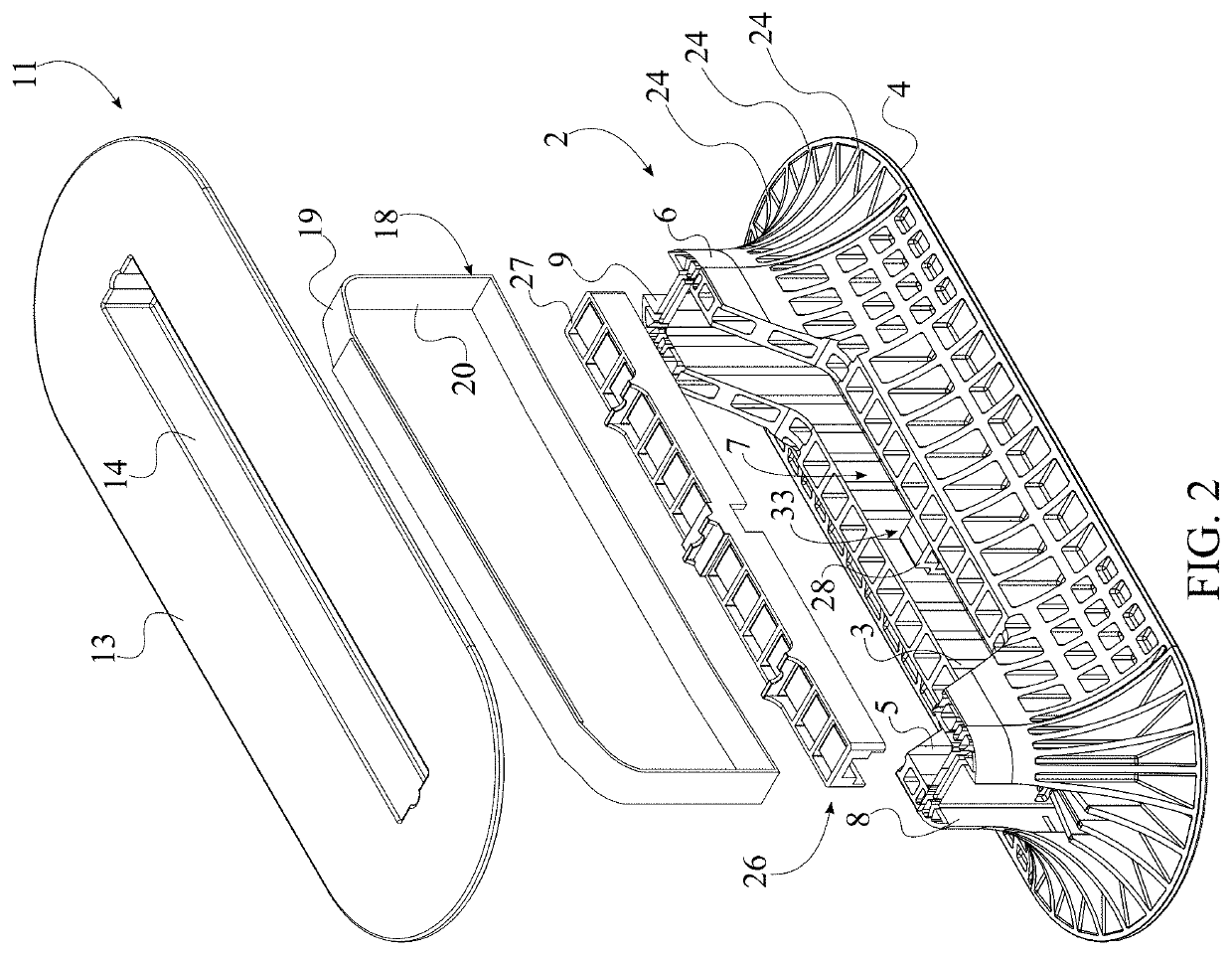 Fin Mount for an Inflatable Watercraft