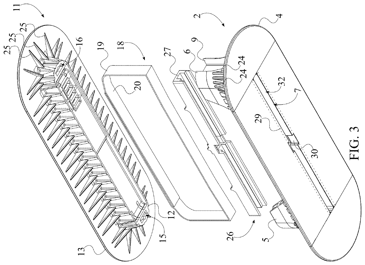 Fin Mount for an Inflatable Watercraft