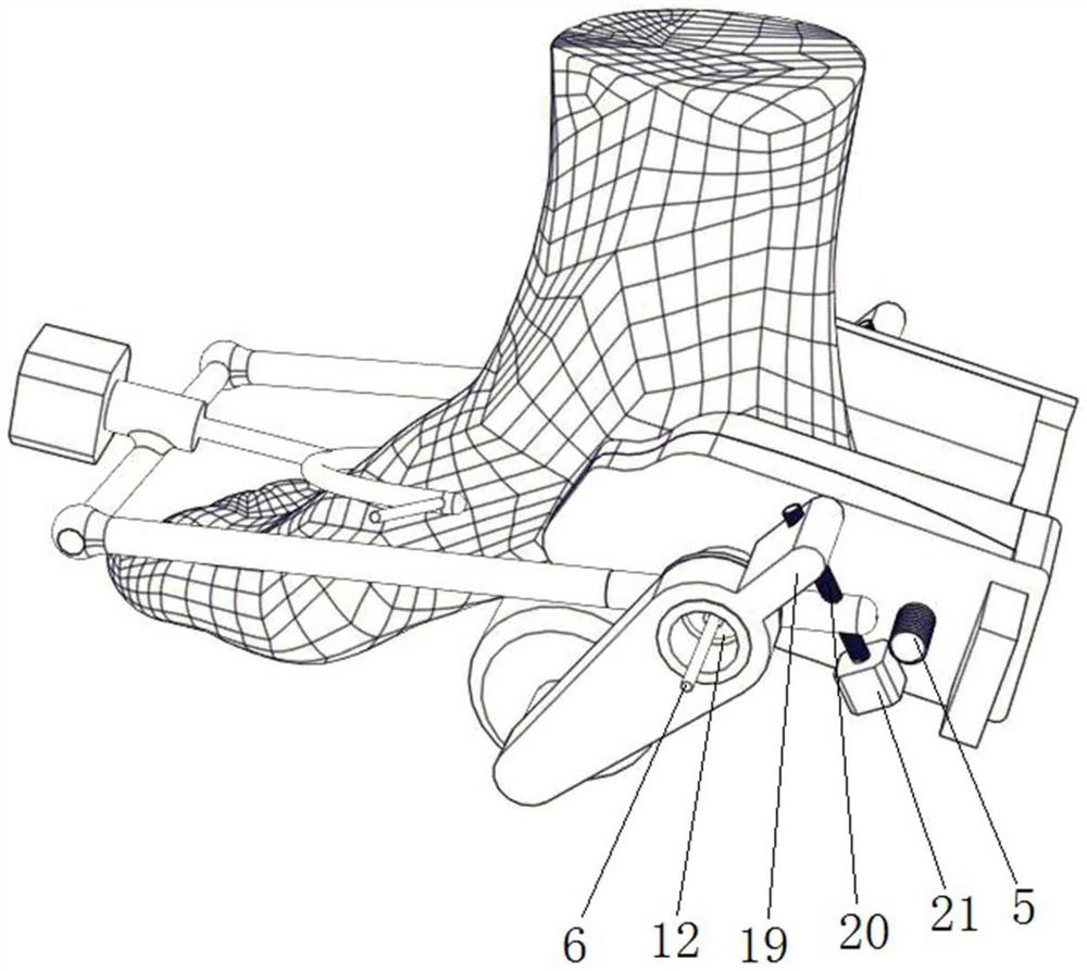 Automatic device for calcaneal fracture reduction and use method thereof