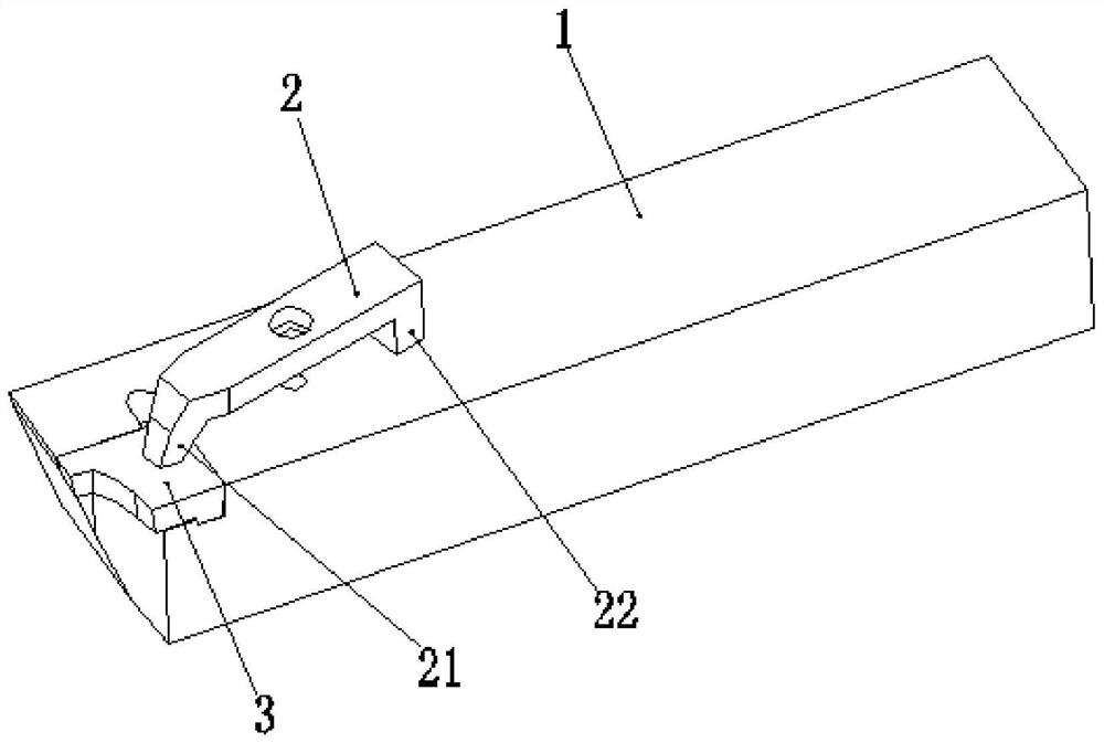 A compound cutting tool for automobile piston processing