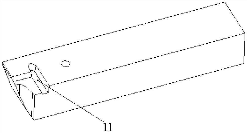 A compound cutting tool for automobile piston processing