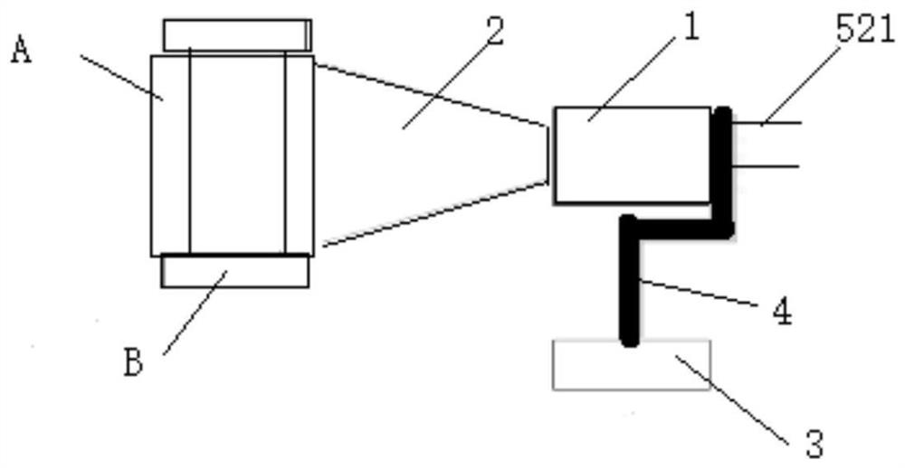 Integrated light source heat dissipation support