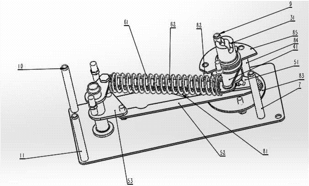 Three-position operation mechanism