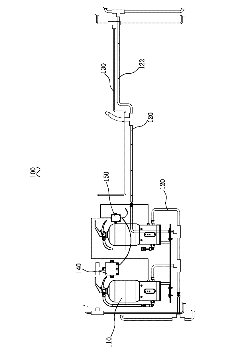Automobile motive power battery compartment fire extinguishing system