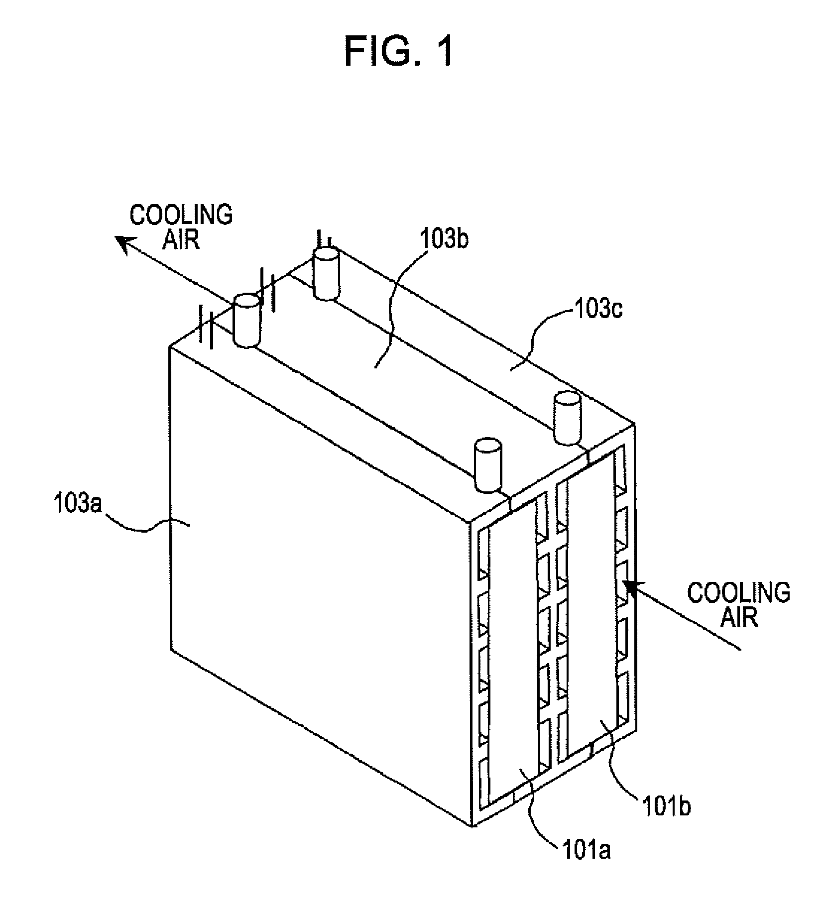 Battery holding device