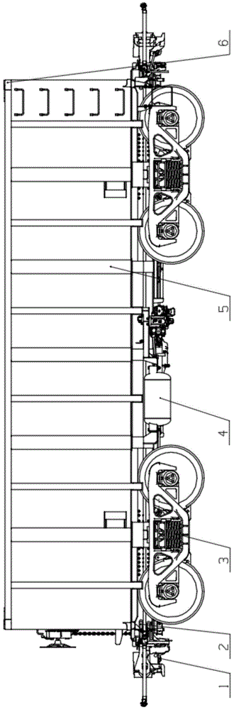 A light-weight gondola car for ore transportation