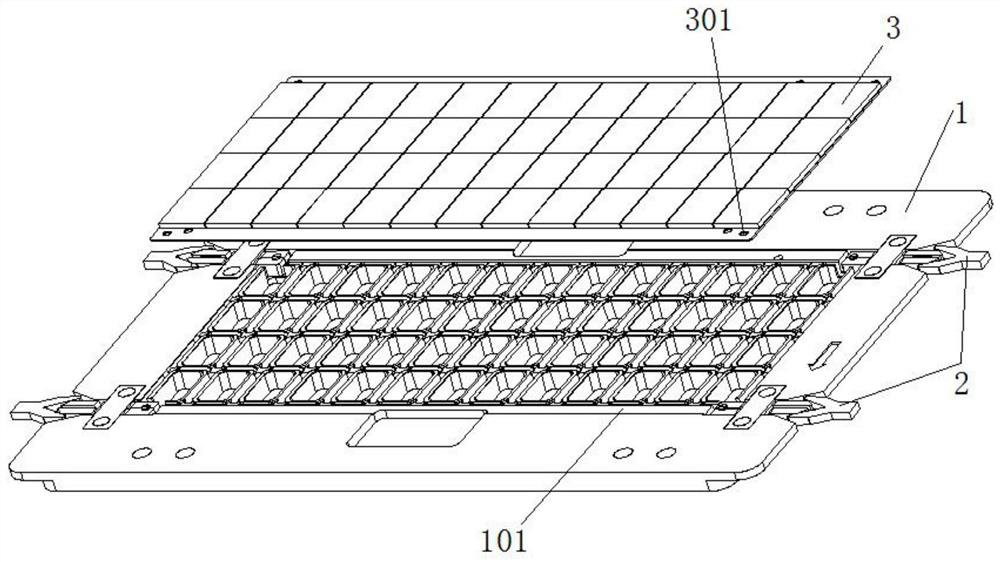 SMT printing process burst buckle jig