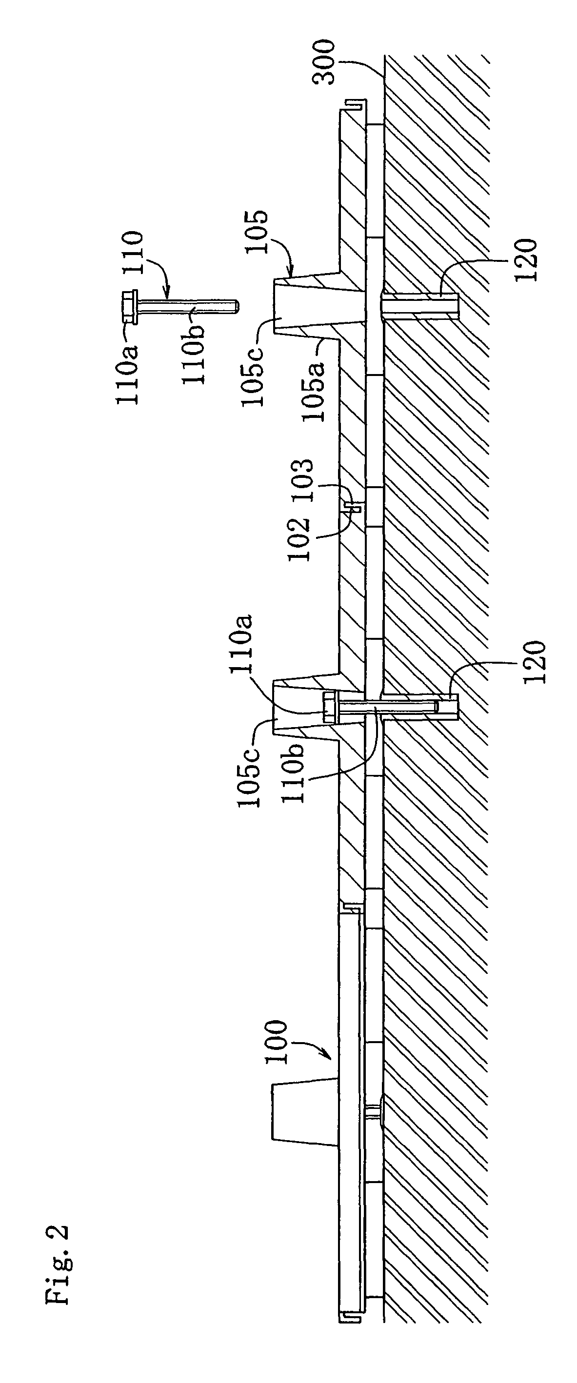 Structure of fixing planting base