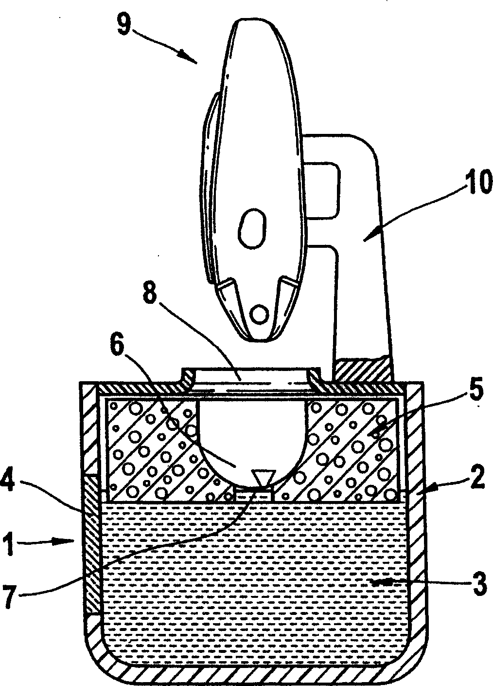 Cleaning device for a shaving apparatus