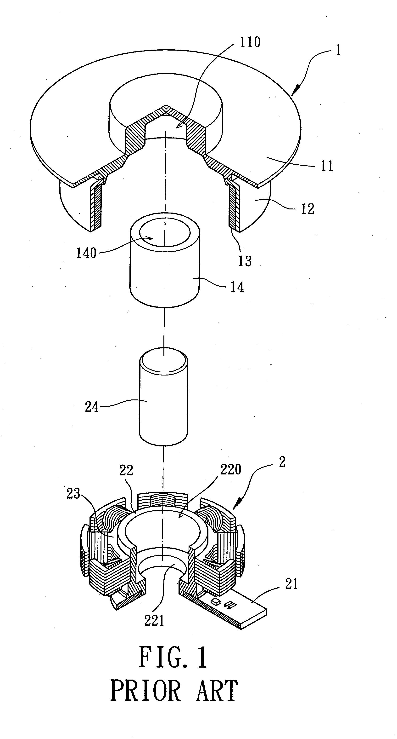 Tray assembly for spindle motor with aerodynamic bearing