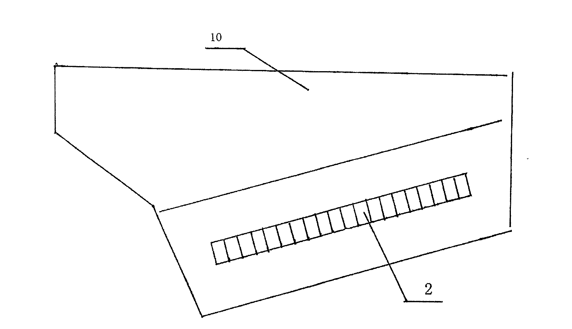 Speed-reducing and stopping device for aircraft landing