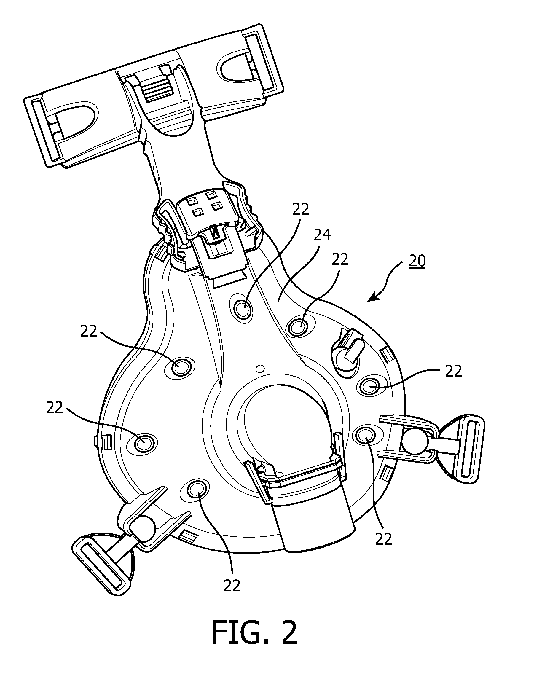 Exhalation port with built-in entrainment valve