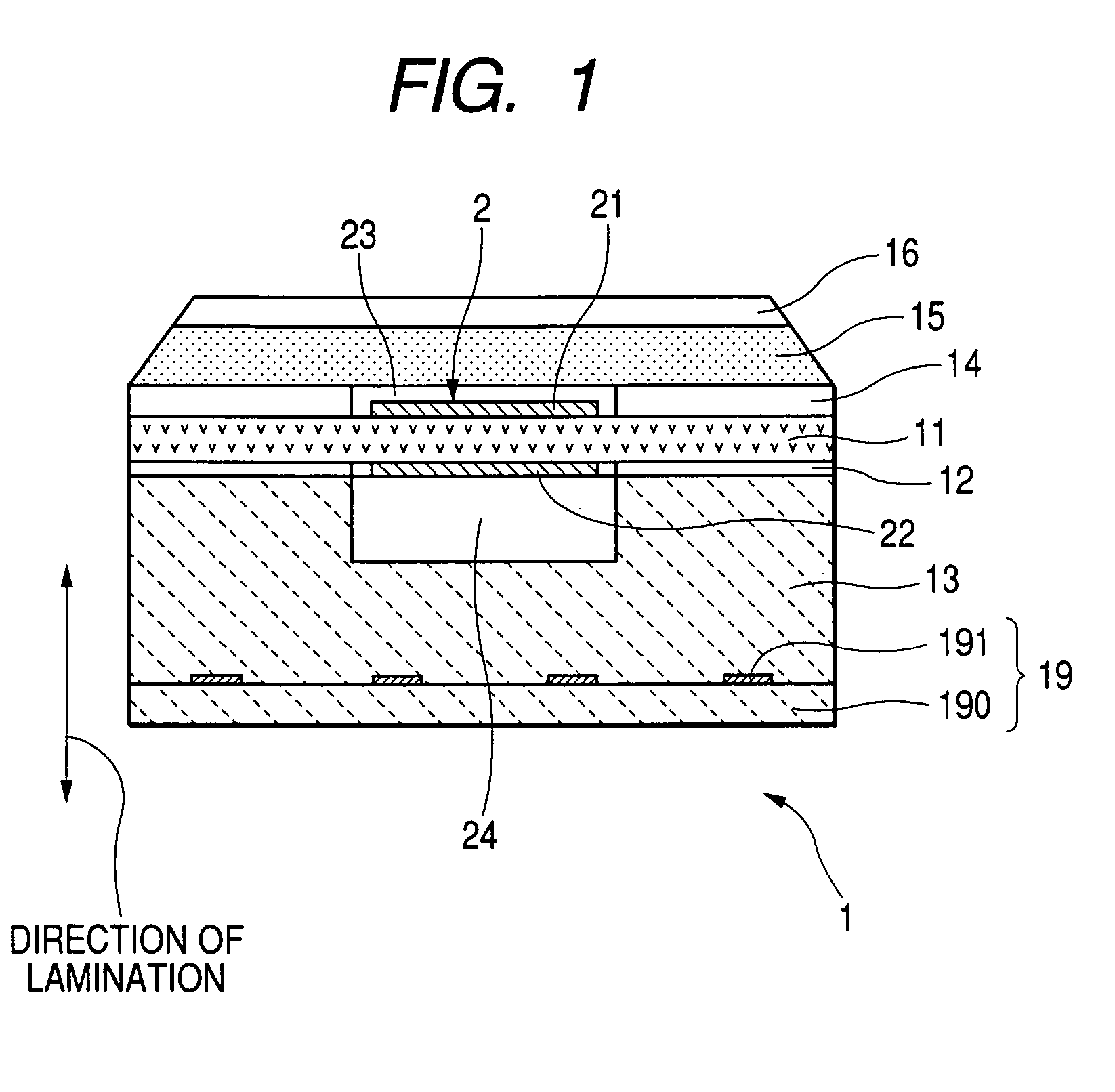Quickly activatable structure of gas sensor element