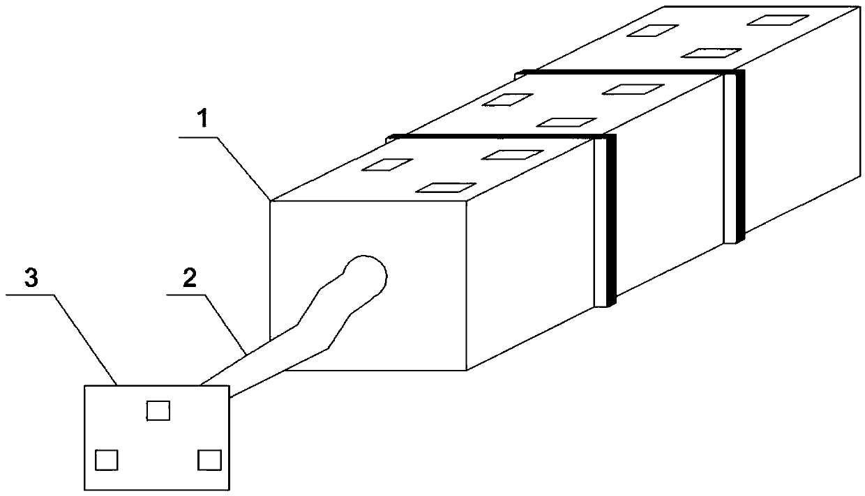 Extension board compatible with large-volume plugs