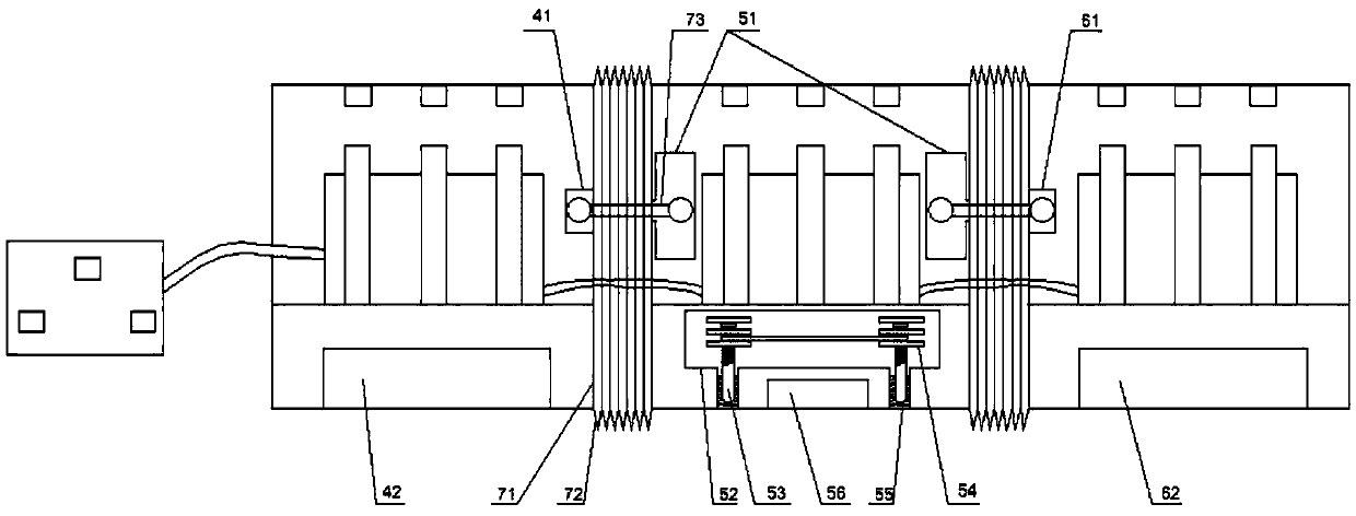 Extension board compatible with large-volume plugs