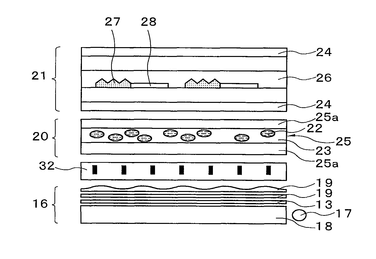 Optical element, optical device, mobile information terminal, and manufacturing method