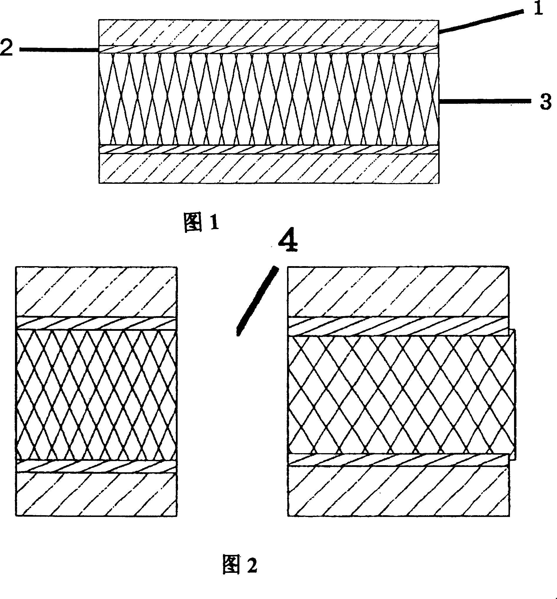 Resin composite copper foil, printed wiring board, and production process thereof